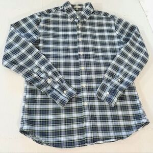 J Crew Slim Untucked American Pima Plaid Oxford Shirt